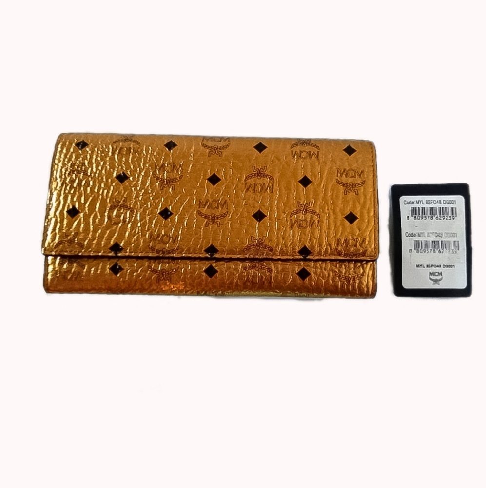 MCM Tri-fold Leather Wallet